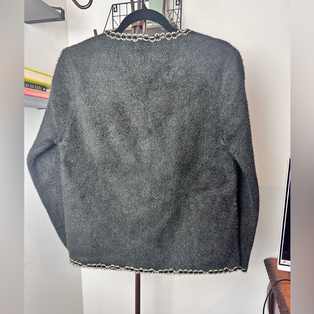 #70 SNOWFLAKE NEW YORK DOUBLE BREATED BLACK BLAZER JACKET SIZE SMALL MEDIUM - Picture 3 of 9